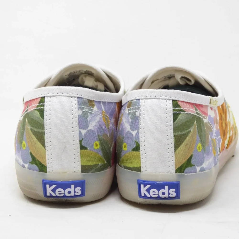 Keds x Rifle Paper Co Marguerite Floral Canvas Lace Up Sneakers